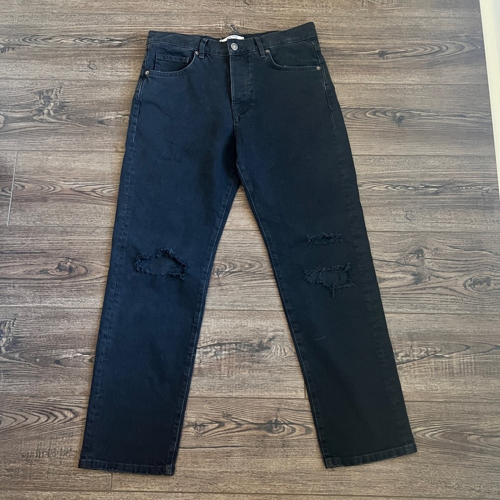 Free People high waisted relaxed fit jeans Size 27